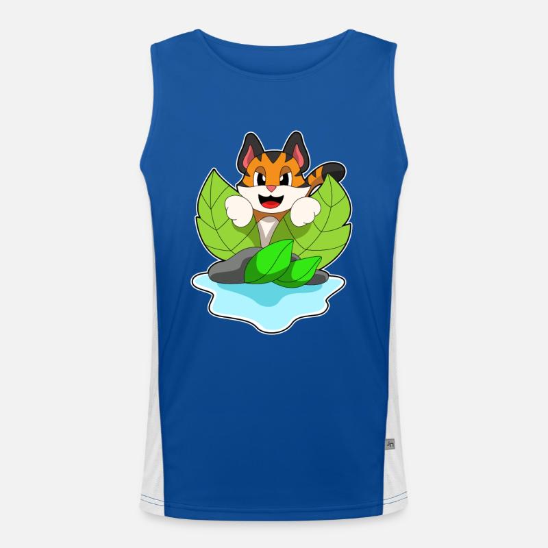 Tiger hunting Men's Functional Contrast Tank Top 