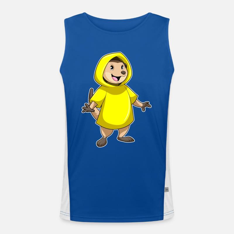 Meerkat Rain Jacket Men's Functional Contrast Tank Top 