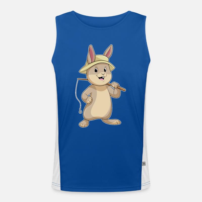 Canne à pêche Bunny Angler Canne à pêche Débardeur respirant contrasté Homme 
