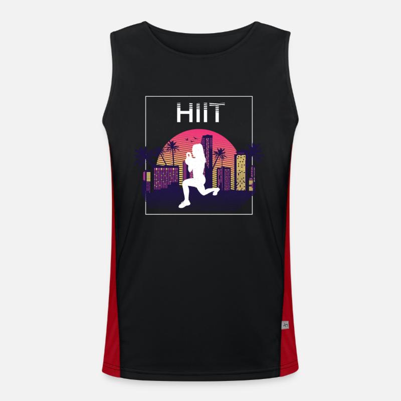 California Palms HIIT Men's Functional Contrast Tank Top 