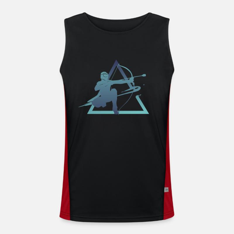 Geometry Arrowtag Men's Functional Contrast Tank Top 