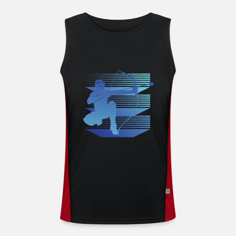 Geometry Arrowtag Men's Functional Contrast Tank Top 