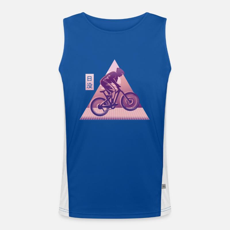 Vaporwave Descente Débardeur respirant contrasté Homme 