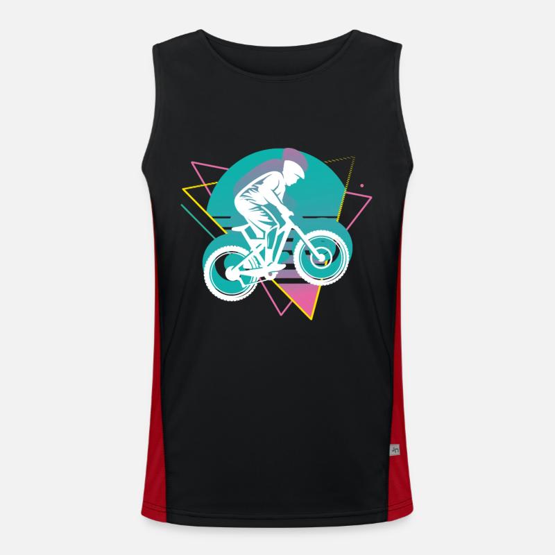 Vaporwave Descente Débardeur respirant contrasté Homme 