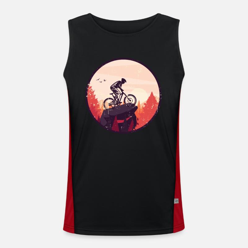 VTT de descente Débardeur respirant contrasté Homme 