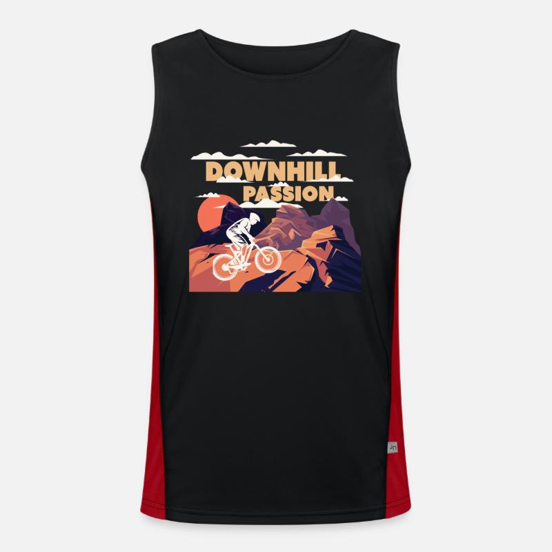 Downhill Passion Men's Functional Contrast Tank Top 