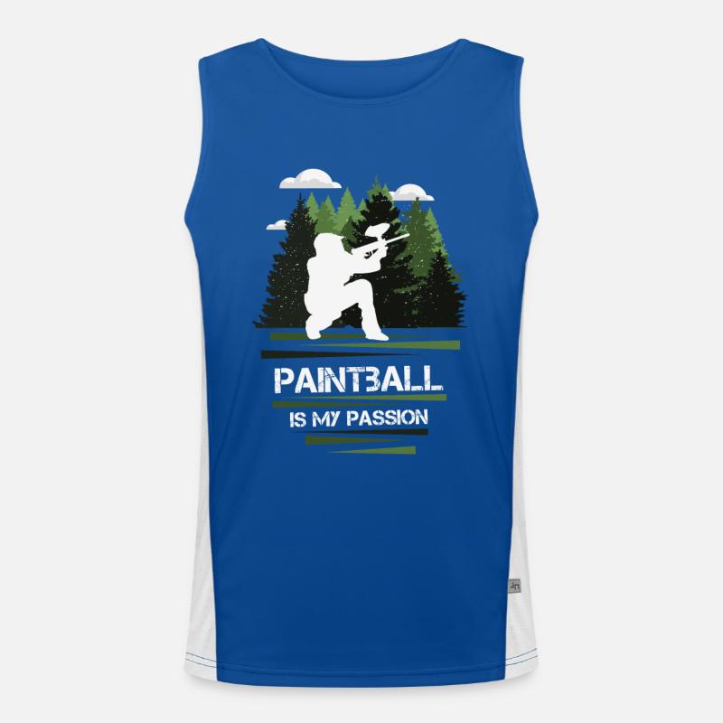 Paintball Passion Men's Functional Contrast Tank Top 