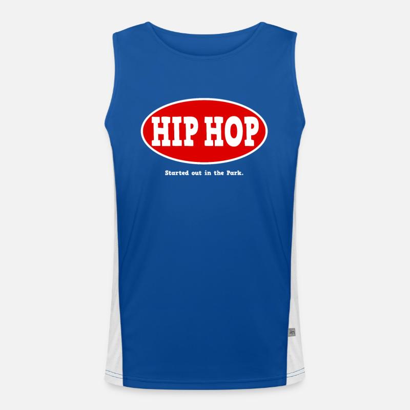 Commencé dans le parc. Hip-hop Débardeur respirant contrasté Homme 