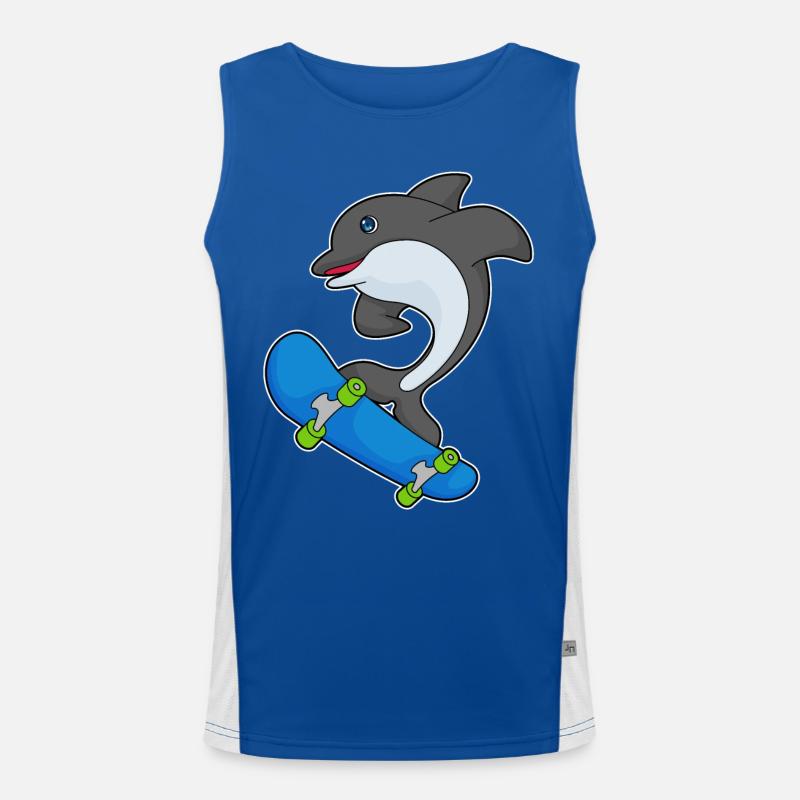 Delfin Skater Skateboard Débardeur respirant contrasté Homme 