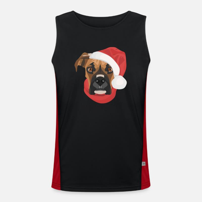 Boxer Joyeux Noël Débardeur respirant contrasté Homme 