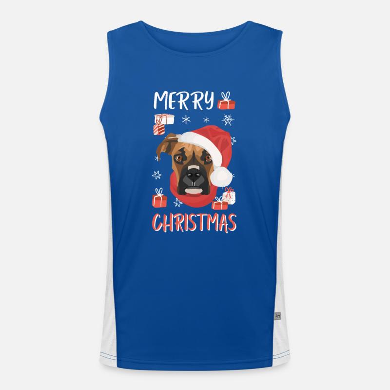 Boxer Joyeux Noël Débardeur respirant contrasté Homme 