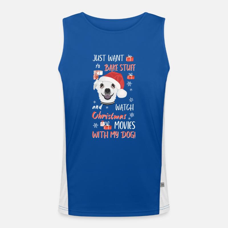 Chihuahua Joyeux Noël Débardeur respirant contrasté Homme 