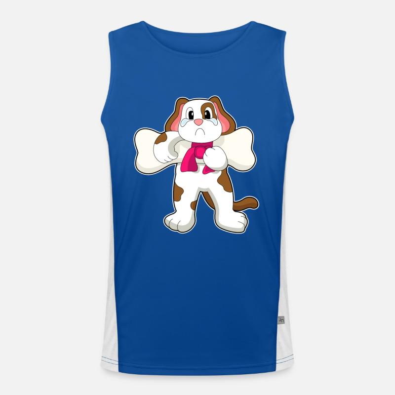 Dog Bones Men's Functional Contrast Tank Top 