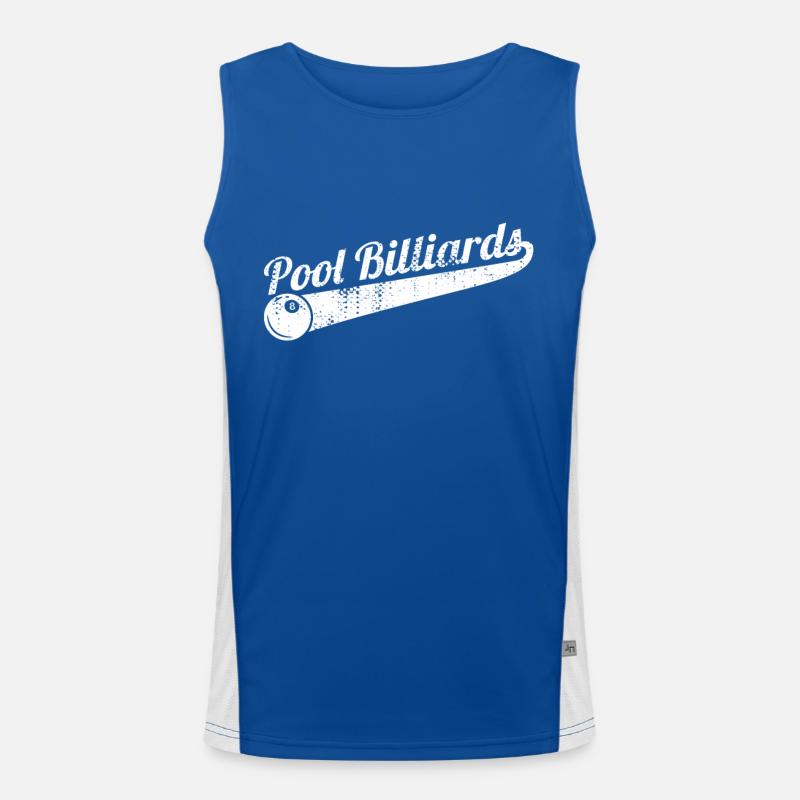 Pool-Billard Funktionelles Kontrast-Tank Top für Männer 