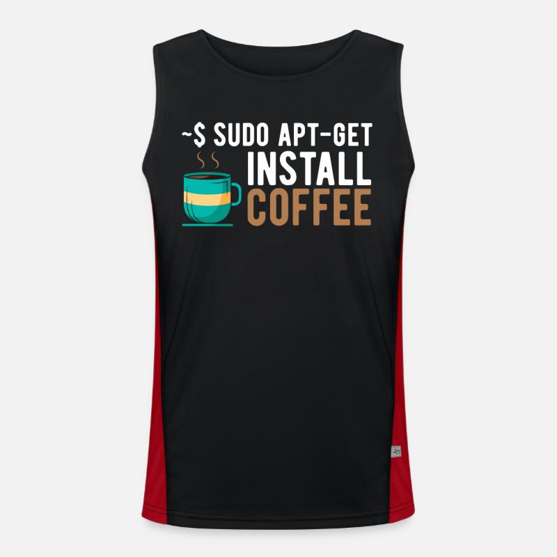 Linux Software Open Source Computer Informatik-Stu Funktionelles Kontrast-Tank Top für Männer 