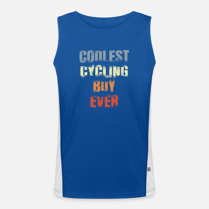 Fahrrad Junge Funktionelles Kontrast-Tank Top für Männer 