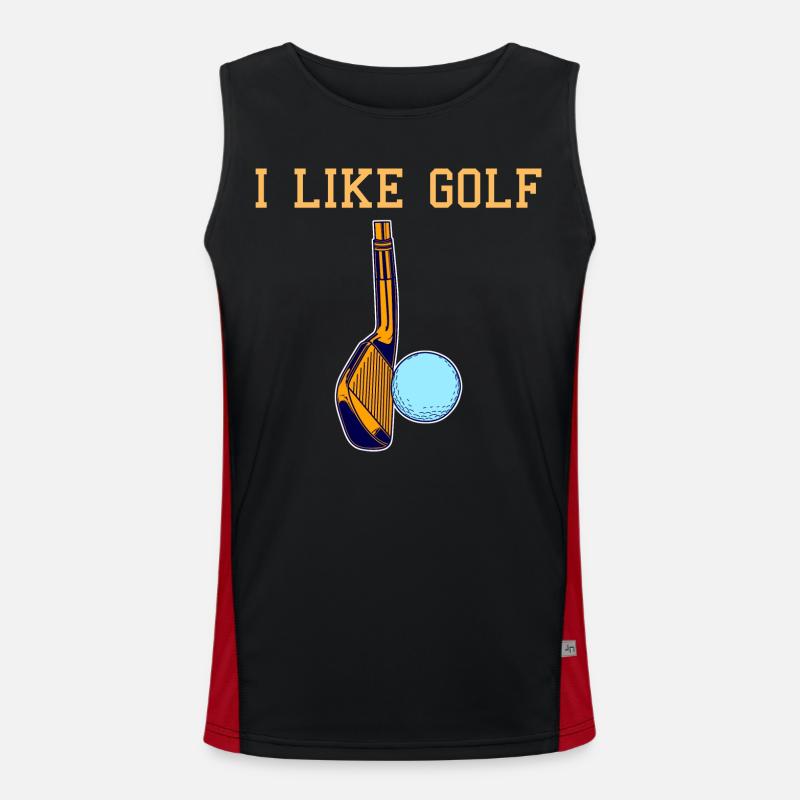 Amour du golf Débardeur respirant contrasté Homme 