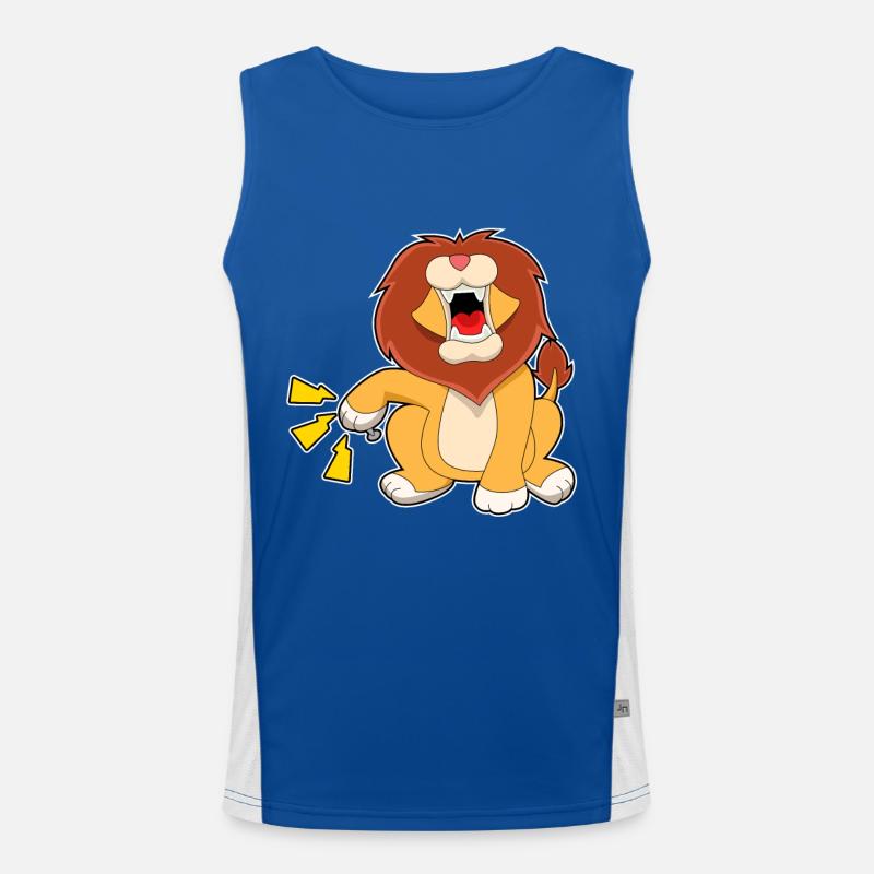 Lion Nail Men's Functional Contrast Tank Top 