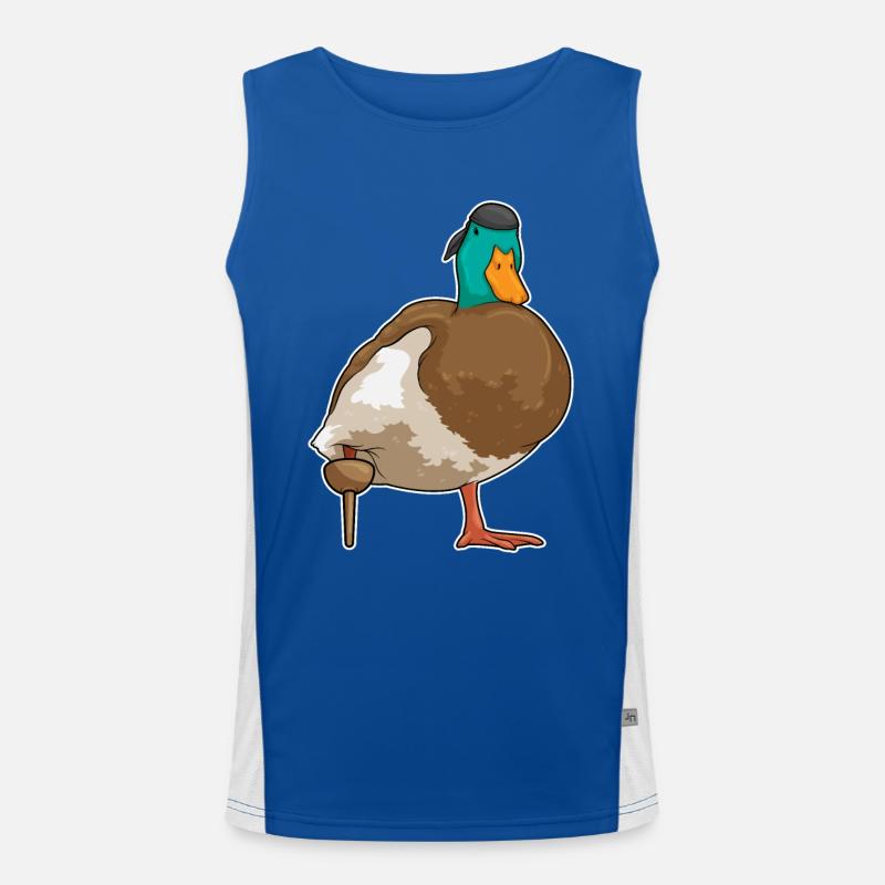 Canard Pirate Jambe de bois Débardeur respirant contrasté Homme 