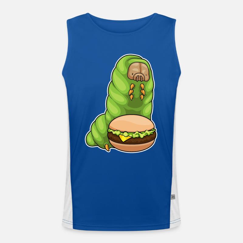 Caterpillar Cheeseburger Men's Functional Contrast Tank Top 