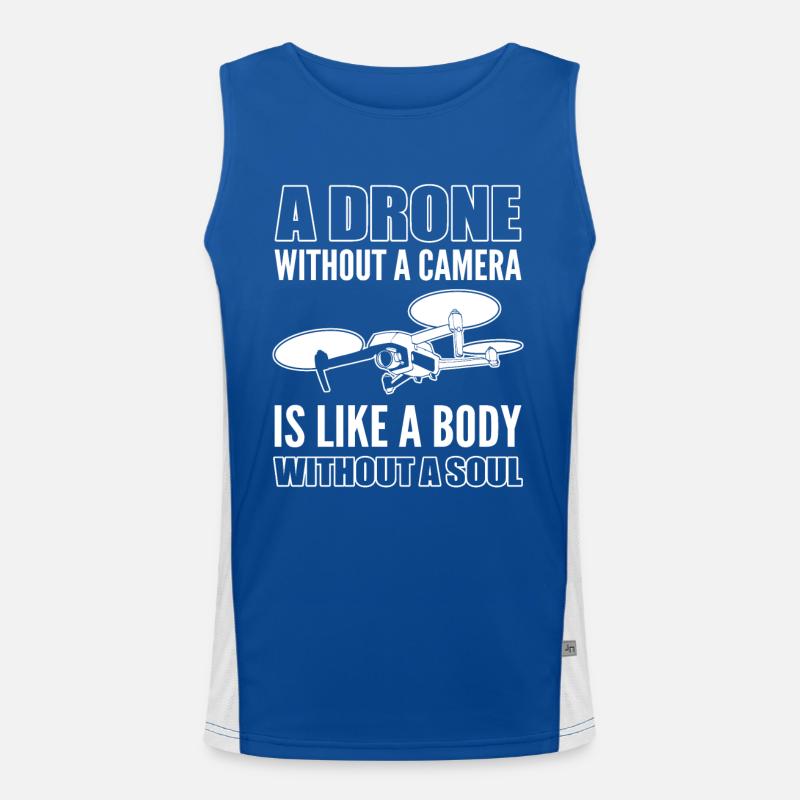 Un drone sans caméra, c’est comme un drone RC volant Débardeur respirant contrasté Homme 