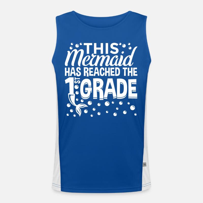 Schülerin 1. Klasse Funktionelles Kontrast-Tank Top für Männer 