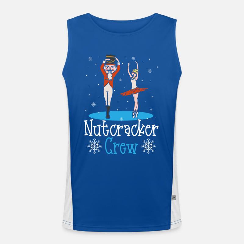 Nutcracker Crew Nutcracker Ballet Dancing Funktionelles Kontrast-Tank Top für Männer 