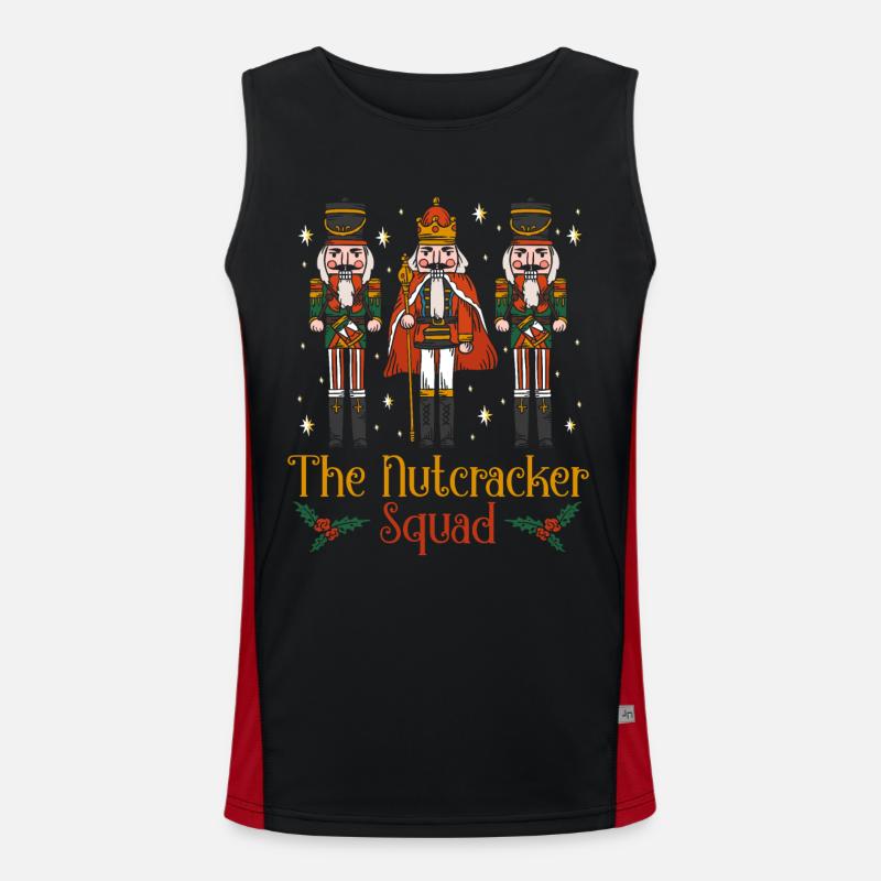 The Nutcracker Squad Nutcracker Ballet Funktionelles Kontrast-Tank Top für Männer 
