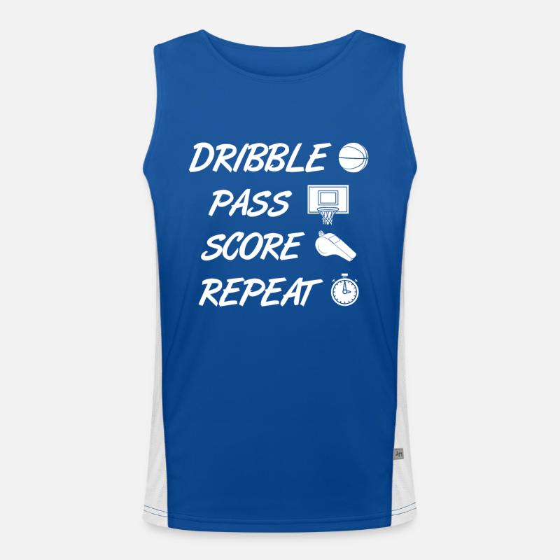 Basketball player Men's Functional Contrast Tank Top 