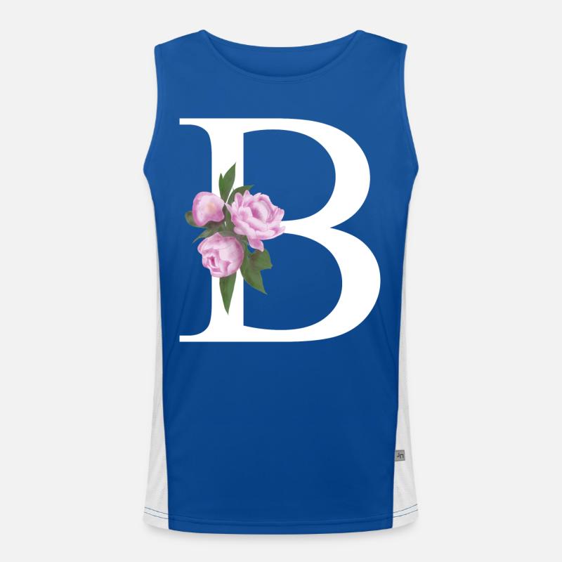 B Funktionelles Kontrast-Tank Top für Männer 