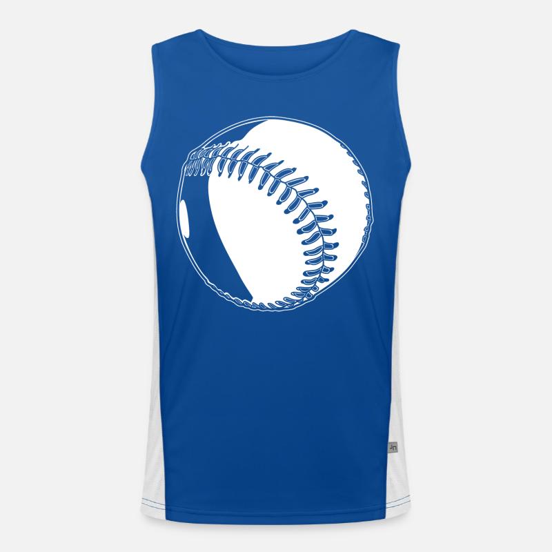 Croquis de baseball Débardeur respirant contrasté Homme 