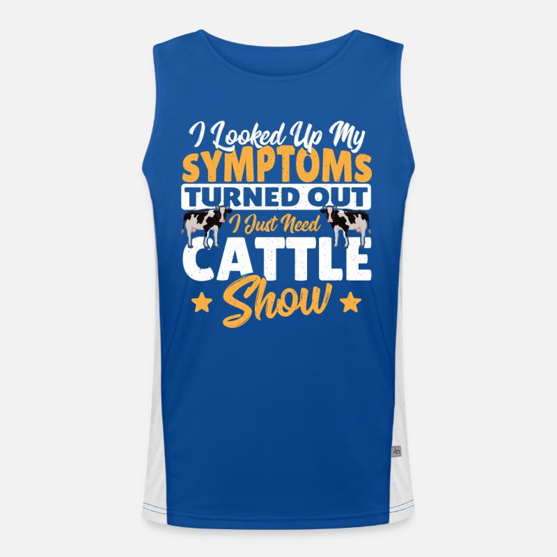 J’ai cherché mes symptômes qui se sont avérés que j’avais juste besoin Débardeur respirant contrasté Homme 