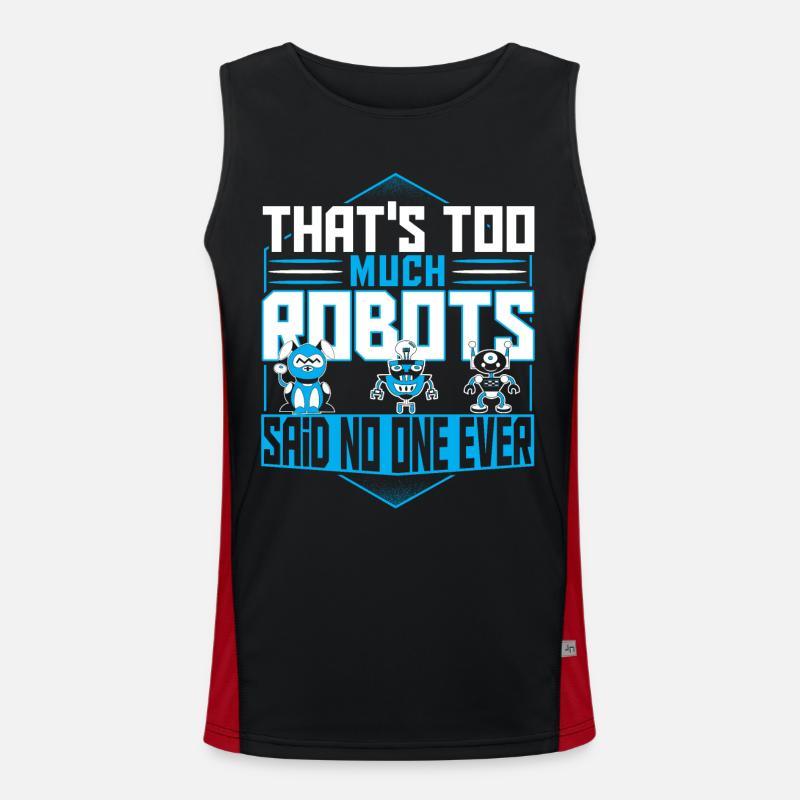 Robotik Robotik Roboter Bioengineering Digital Funktionelles Kontrast-Tank Top für Männer 