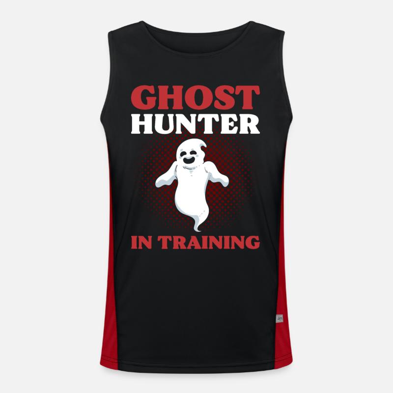 Ghost Hunter In Training Ghost Hunting Ghost Funktionelles Kontrast-Tank Top für Männer 