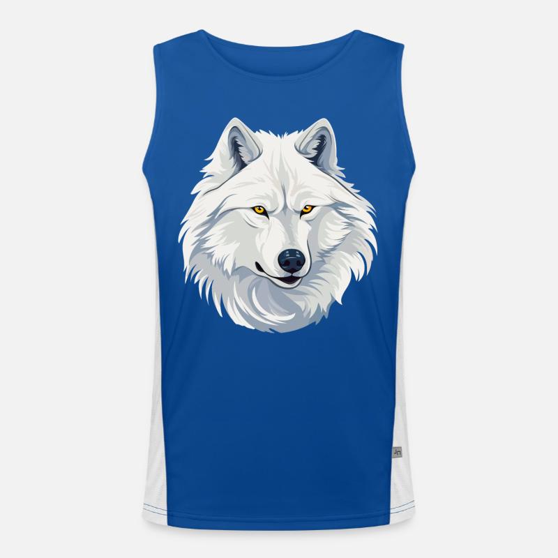 White Wolf Men's Functional Contrast Tank Top 