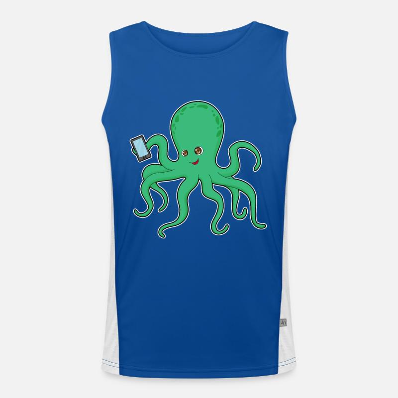 Octopus Smartphone Débardeur respirant contrasté Homme 