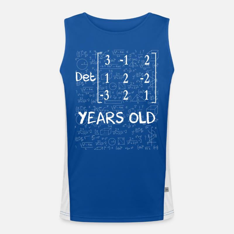 29. Geburtstag 29 Jahre Matrixdeterminante Funktionelles Kontrast-Tank Top für Männer 