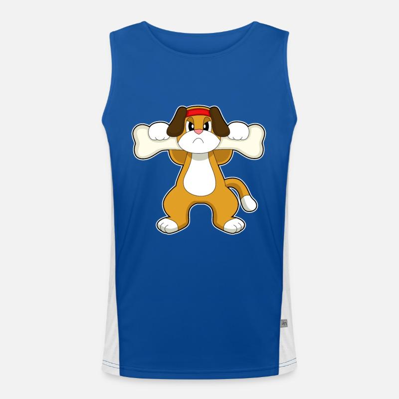 Dog Bones Men's Functional Contrast Tank Top 