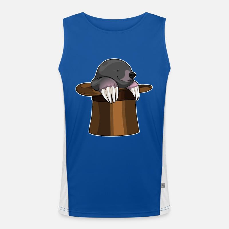 Mole Cylinder Men's Functional Contrast Tank Top 