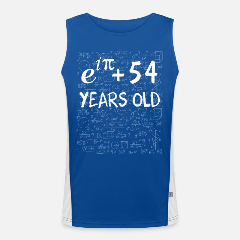 53. Geburtstag 53 Jahre Euler Funktionelles Kontrast-Tank Top für Männer 