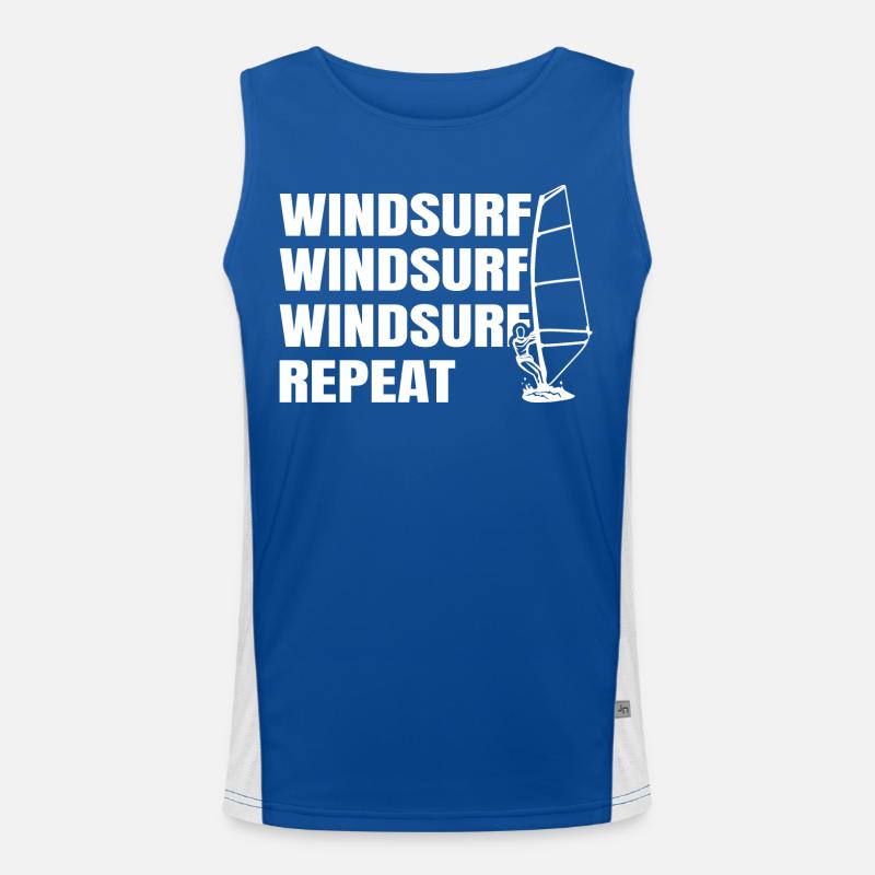 Windsurfen Funktionelles Kontrast-Tank Top für Männer 