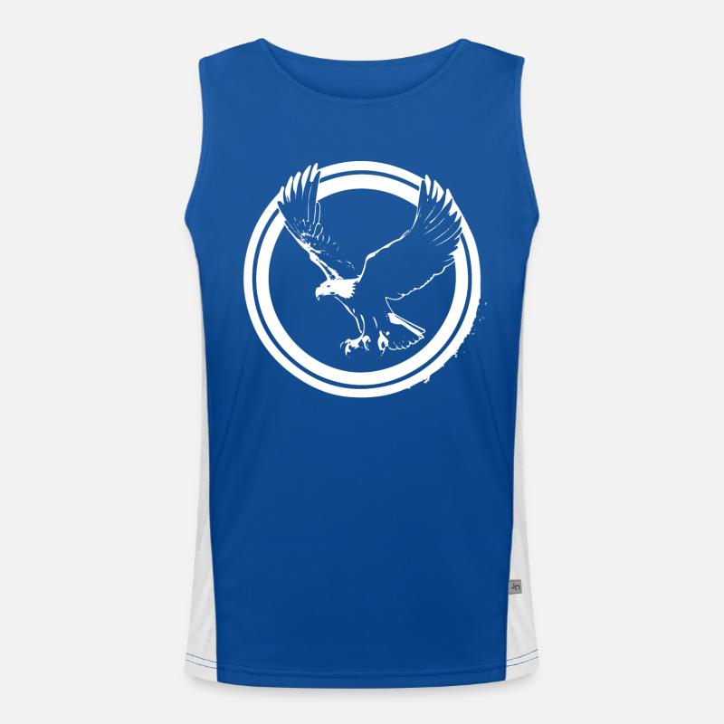 Logo Eagle en rond Débardeur respirant contrasté Homme 