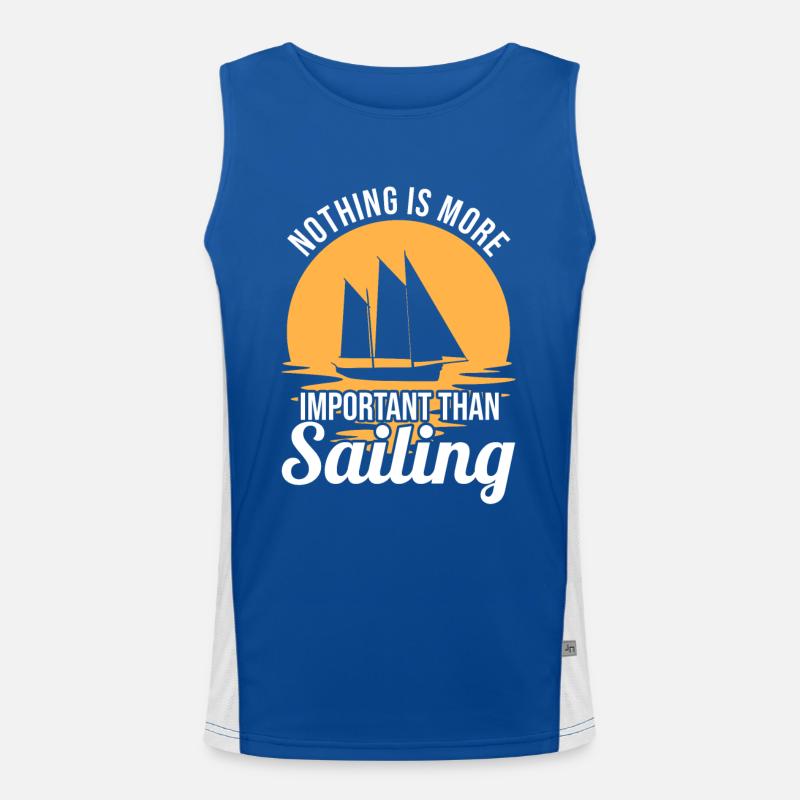 Sailing Motivation Men's Functional Contrast Tank Top 