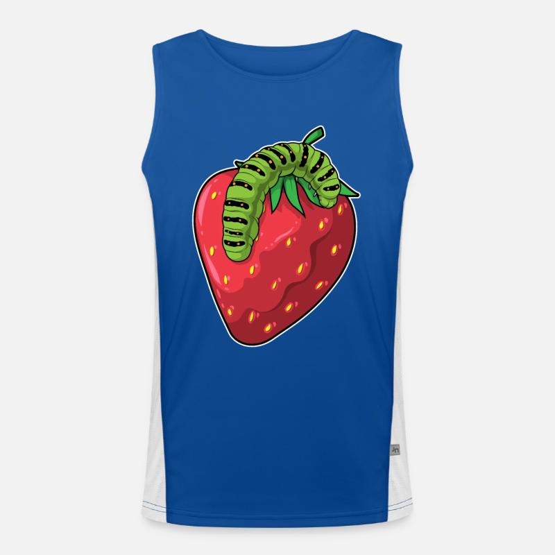 Fraise chenille Débardeur respirant contrasté Homme 