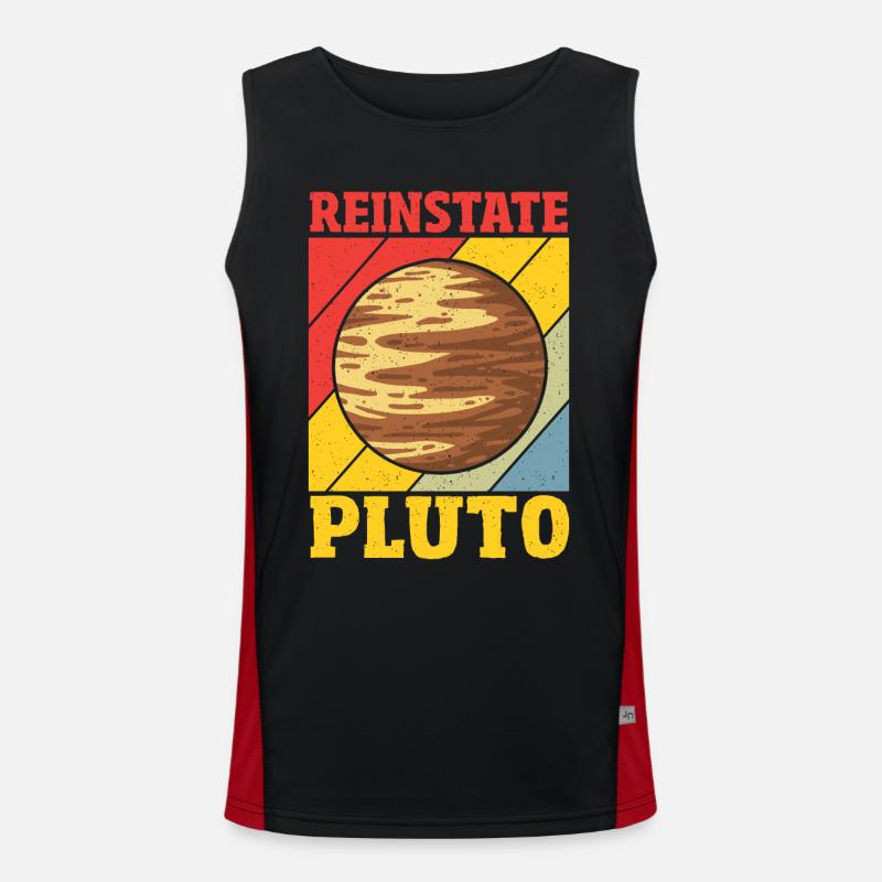 Pluton restaure la constellation astronomique Débardeur respirant contrasté Homme 
