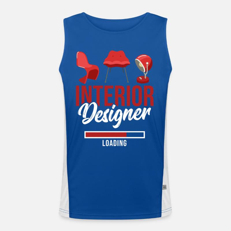 Architecte d’intérieur Boutique Design d’intérieur Débardeur respirant contrasté Homme 