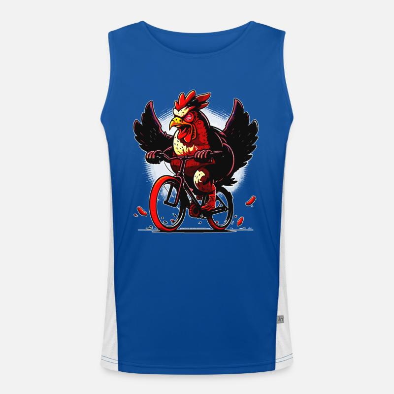 Poulet confortable à vélo Débardeur respirant contrasté Homme 