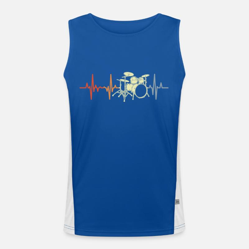 Batteur ECG Palpitations cardiaques Débardeur respirant contrasté Homme 
