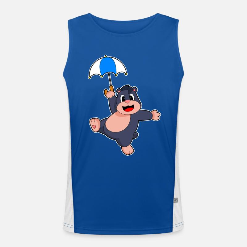 Mole Umbrella Men's Functional Contrast Tank Top 