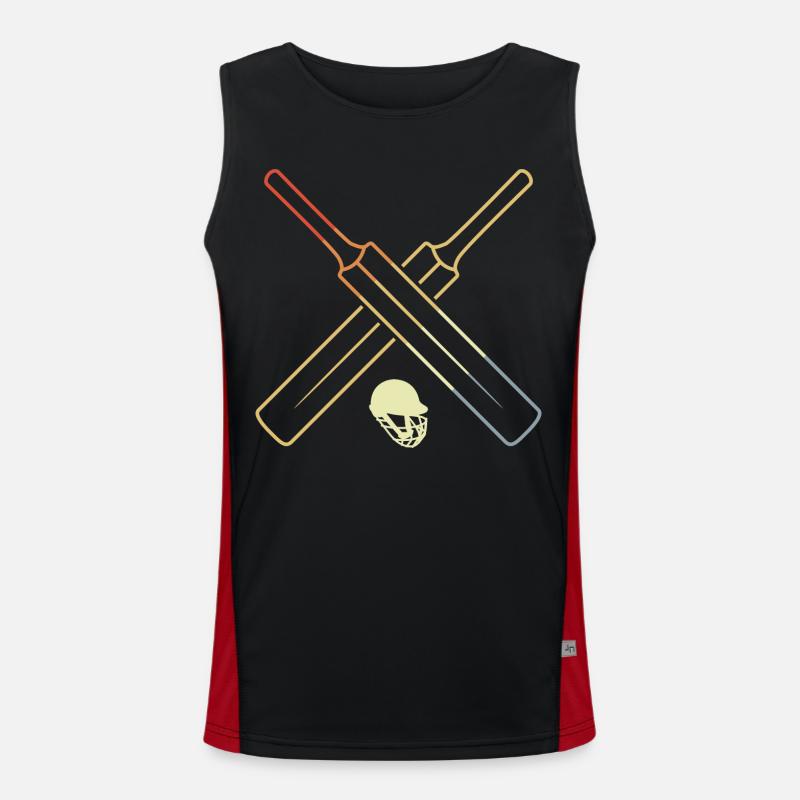 Vintage Cricket Equipment Men's Functional Contrast Tank Top 